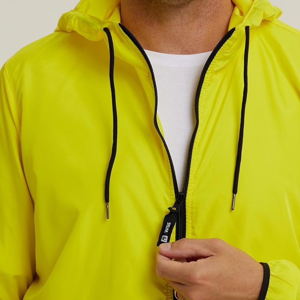 Imagem 5 do produto Jaqueta Corta Vento com Capuz Wss Brasil Basic - Masculina