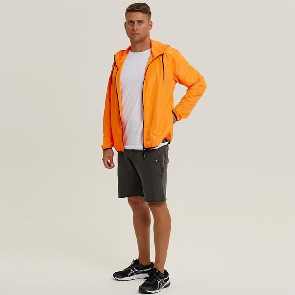 Imagem 2 do produto Jaqueta Corta Vento com Capuz Wss Brasil Basic - Masculina