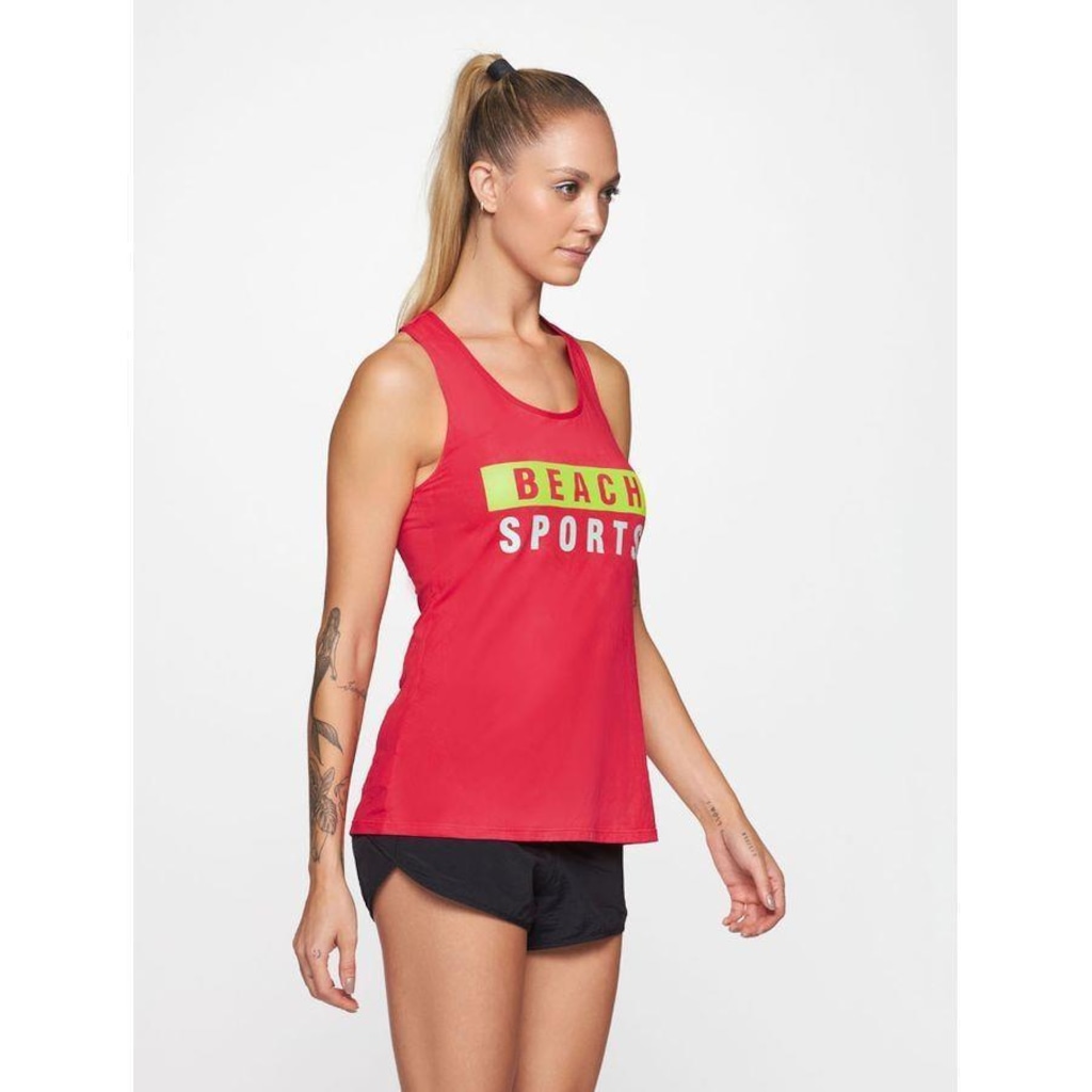 Imagem 3 do produto Camiseta Regata Bodyforsure Lisa Beach Sports - Feminina