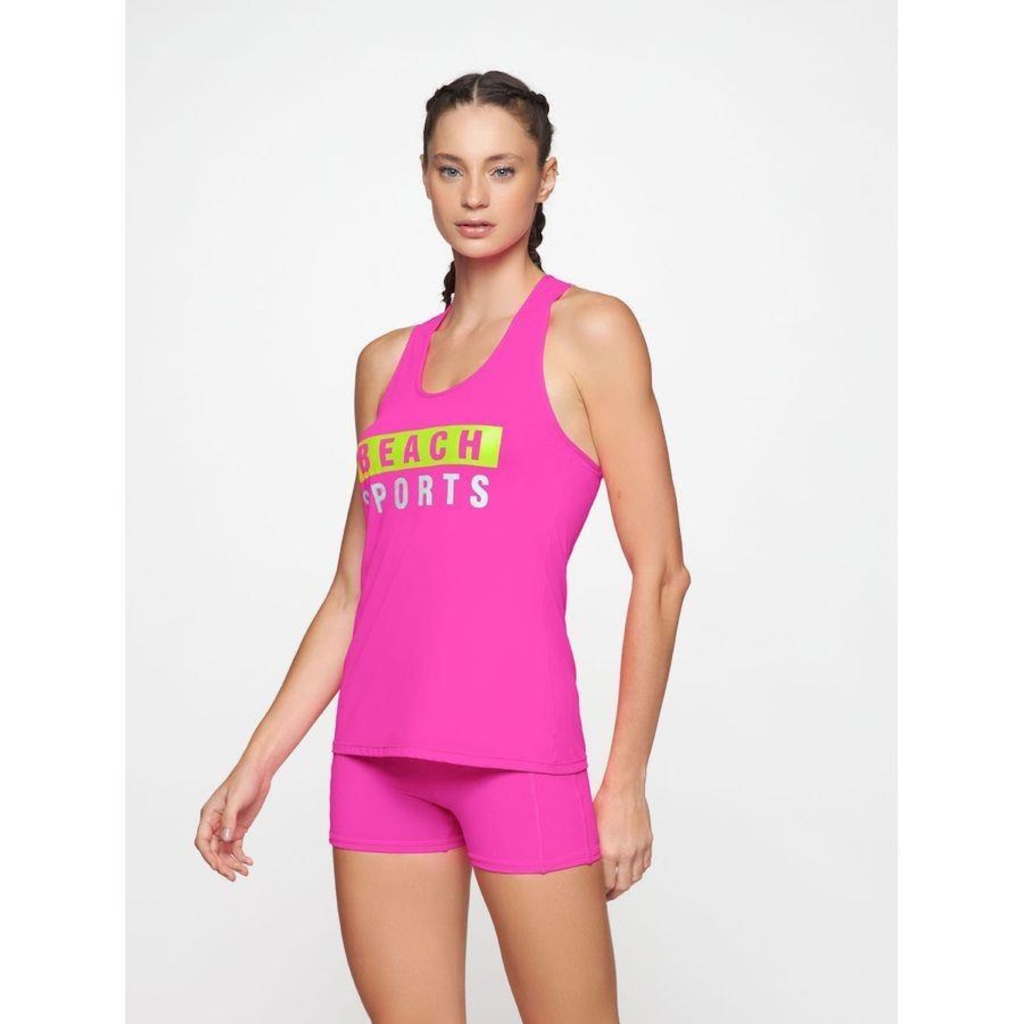 Imagem 3 do produto Camiseta Regata Bodyforsure Lisa Beach Sports - Feminina
