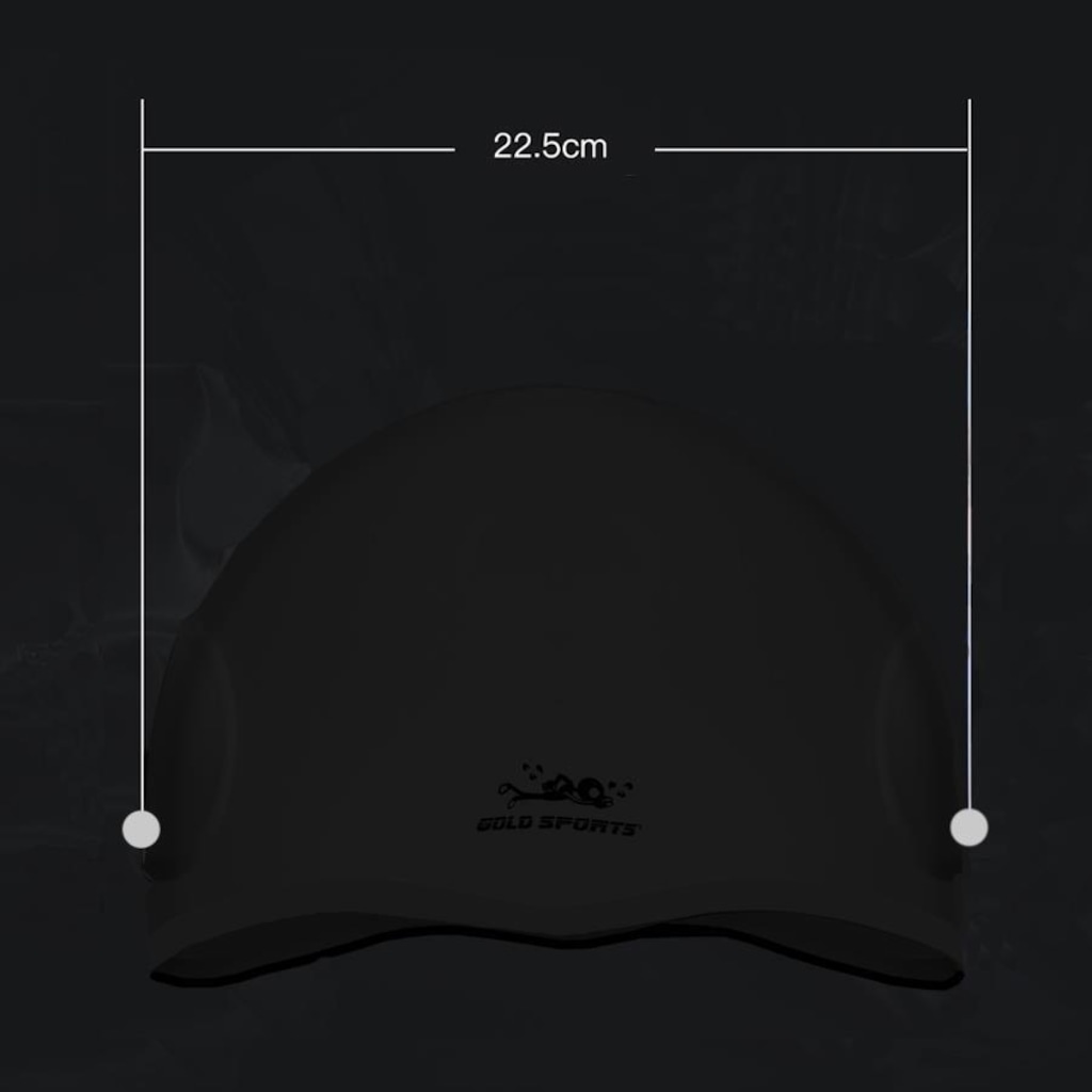 Imagem 4 do produto Touca de Natação Gold Sports Ergononico Ultra Confort de Silicone com Cobertura Das Orelhas - Adulto