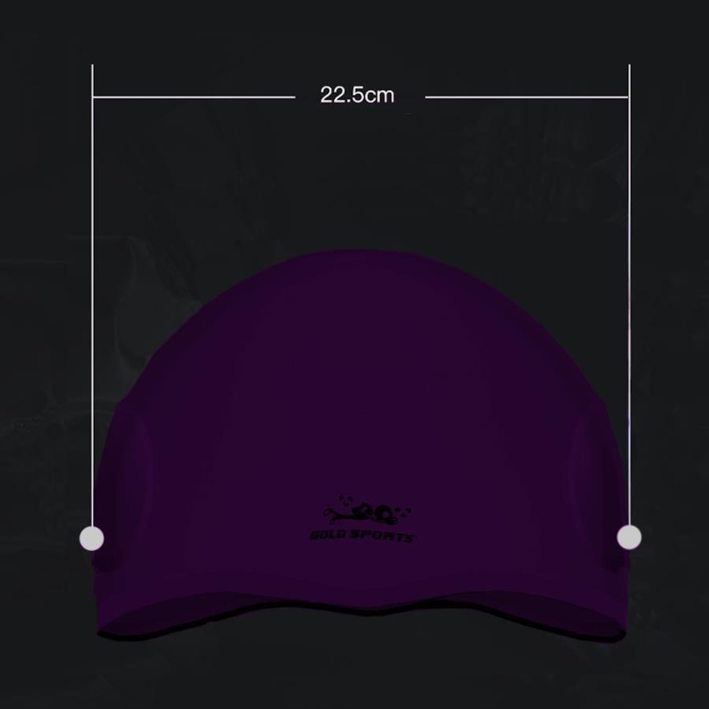 Imagem 4 do produto Touca de Natação Gold Sports Ergononico Ultra Confort de Silicone com Cobertura Das Orelhas - Adulto