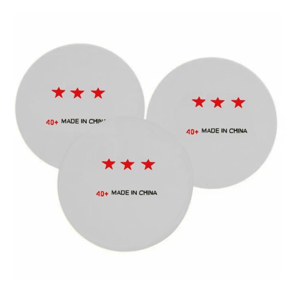 Imagem 4 do produto Kit Tênis de Mesa Gold Sports Venus Ii - 1 Raquete 5 Star - 3 Bolas Tm Star Raqueteira
