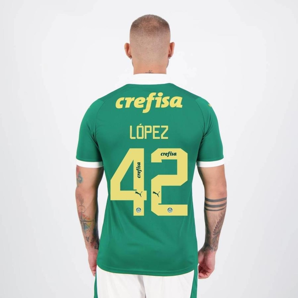 Imagem 2 do produto Camisa 1 do Palmeiras 2024 42 López Puma - Masculina