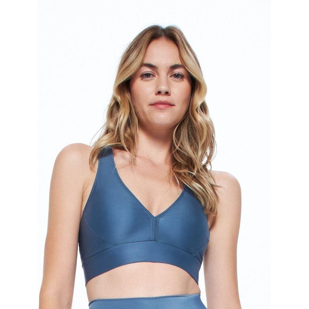 Imagem 2 do produto Top Fitness Body For Sure com Decote em V Basic - Feminino