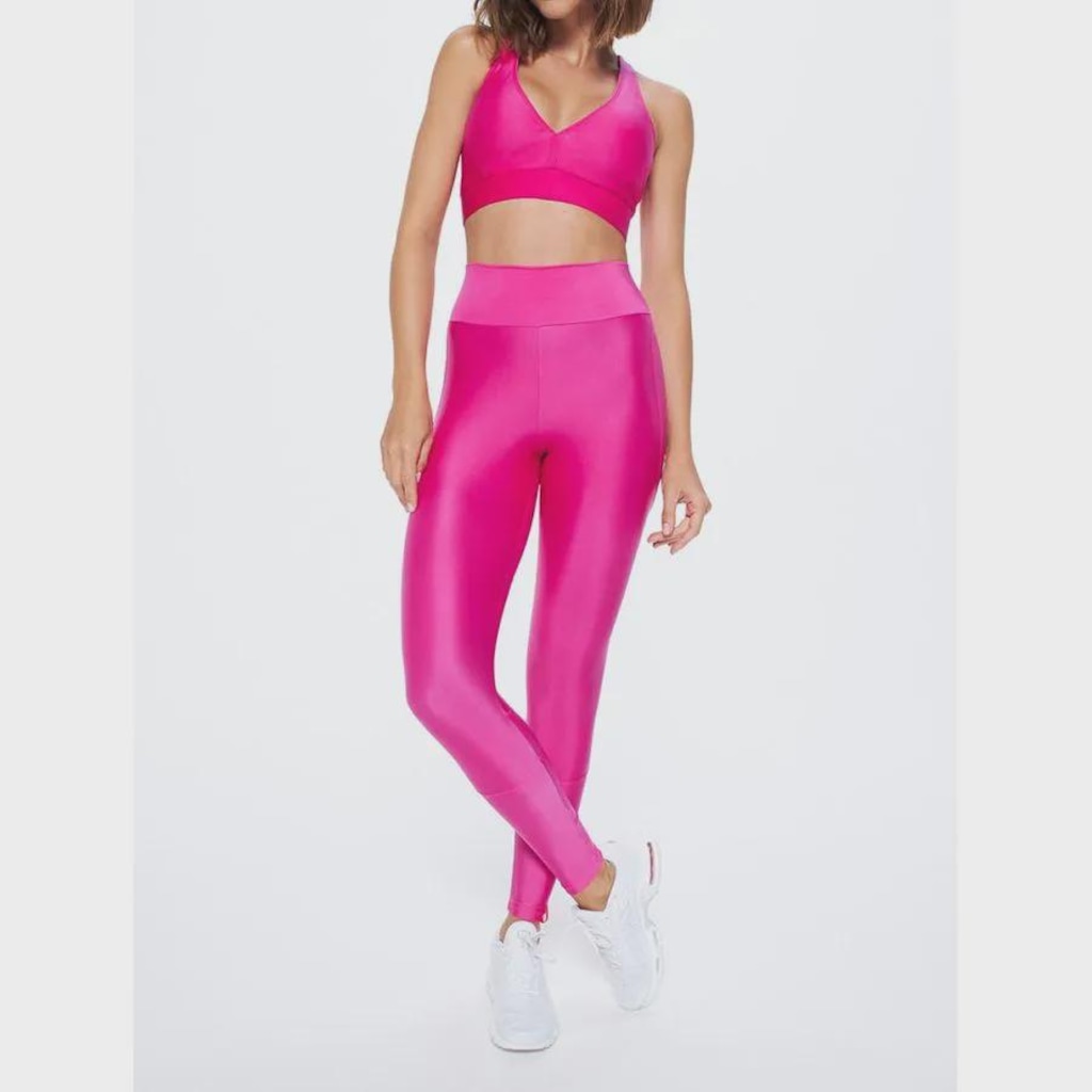 Imagem 3 do produto Top Fitness Body For Sure com Decote em V Basic - Feminino
