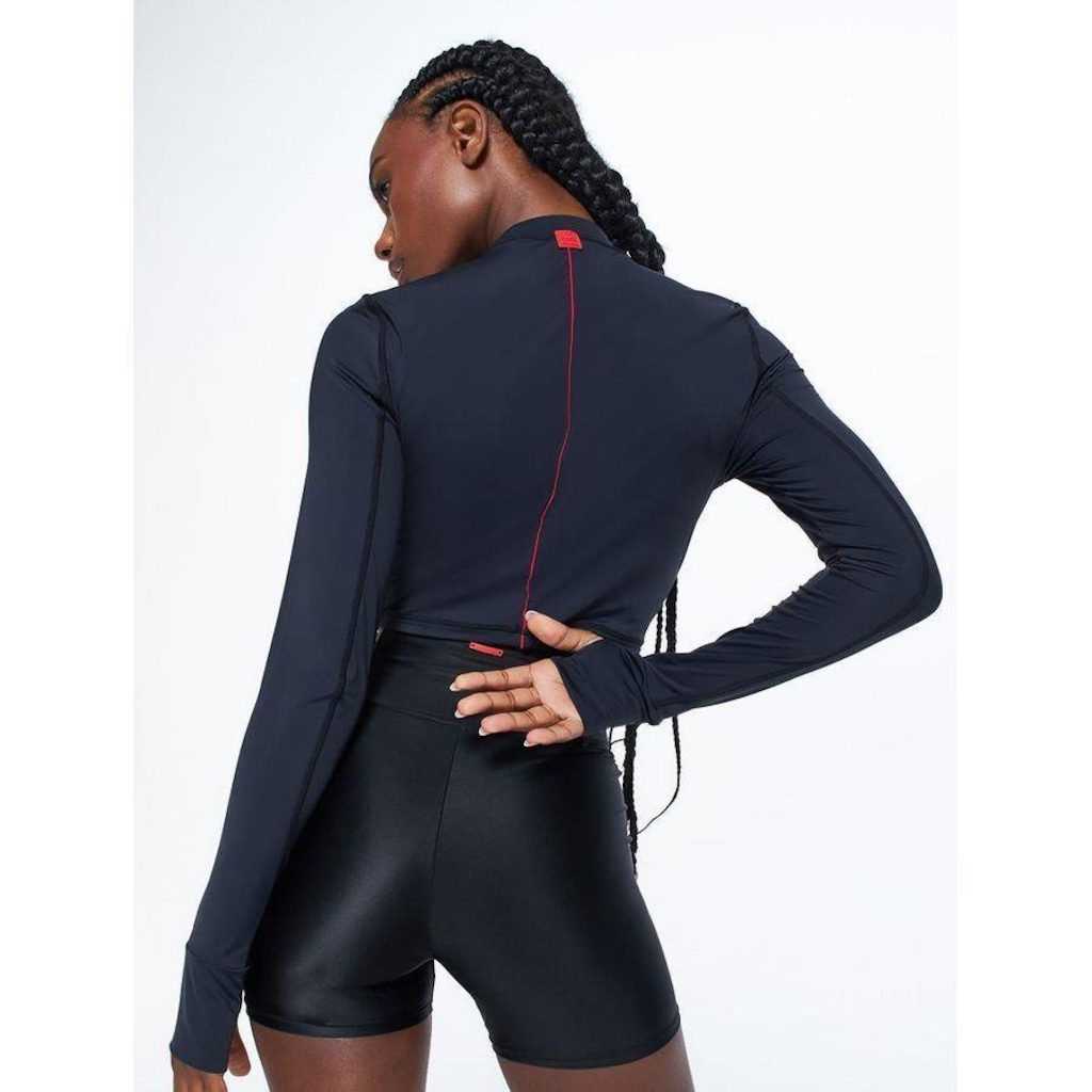 Imagem 2 do produto Blusa Cropped Body For Sure Manga Longa U.V - Feminina