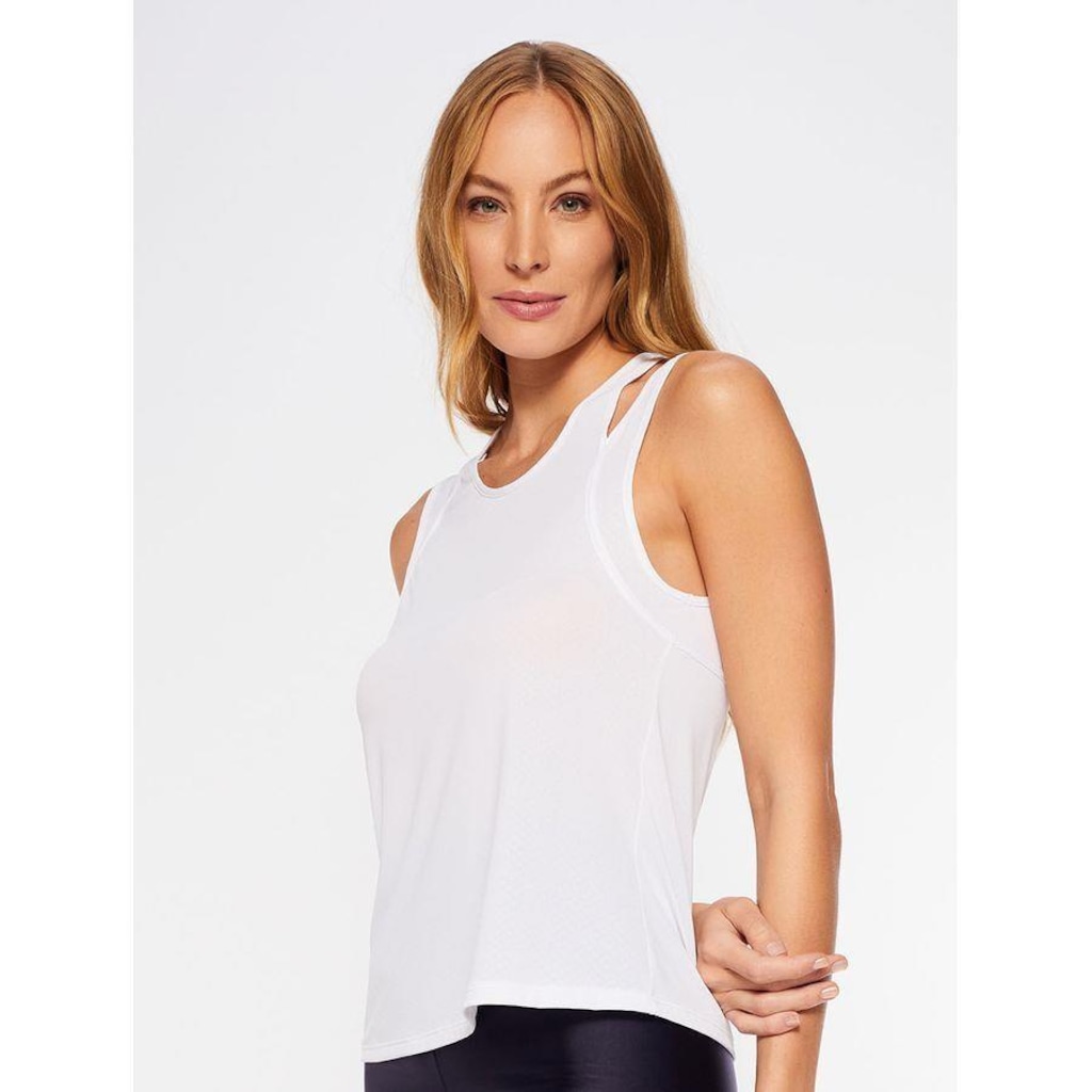 Imagem 3 do produto Camiseta Regata Bodyforsure Alças Sobrepostas Essentials - Feminina