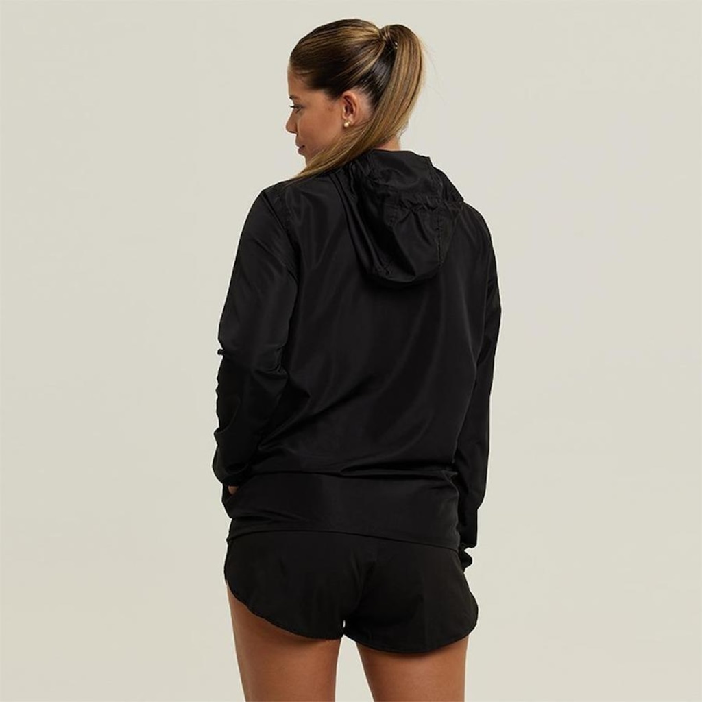 Imagem 3 do produto Jaqueta Corta Vento Impermeável com Capuz Wss Run Minimalist - Feminina