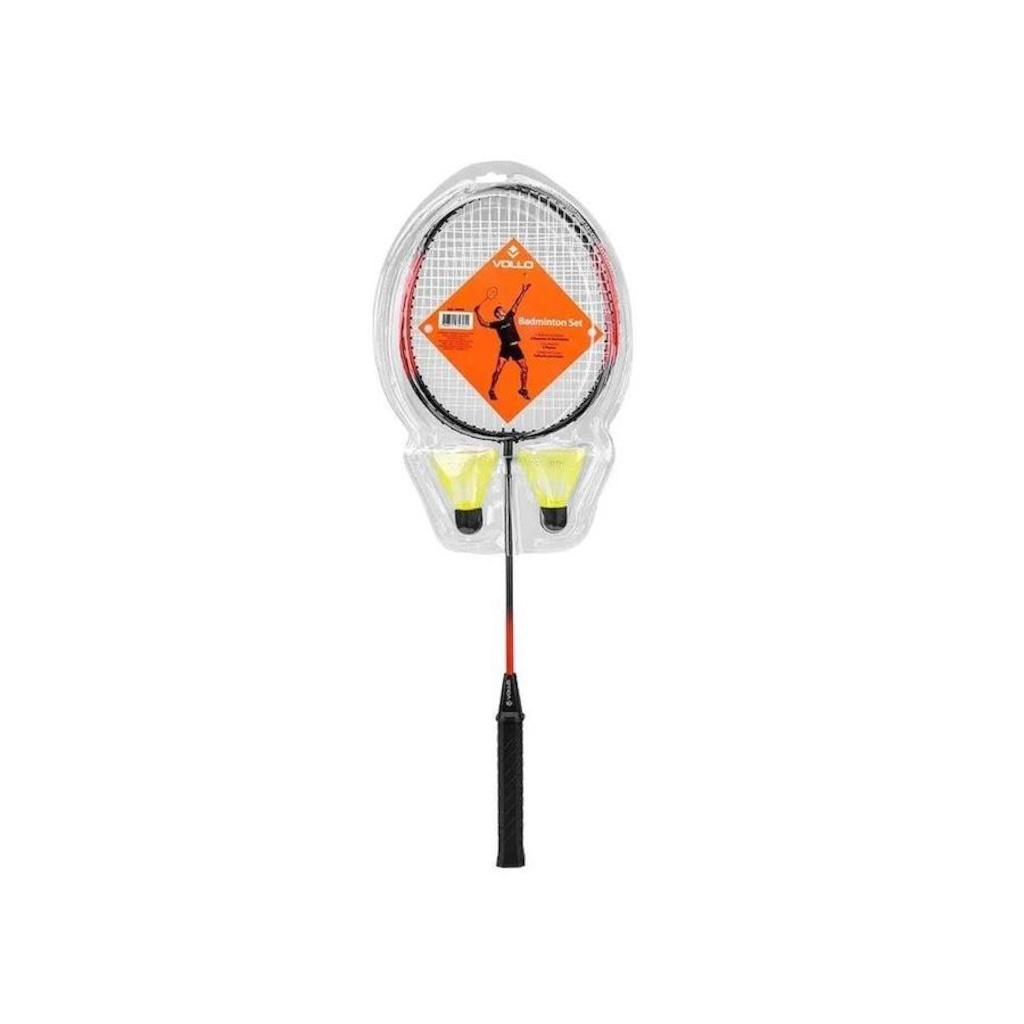 Imagem 4 do produto Kit Badminton Vollo Completo com 2 Raquetes e 2 Petecas