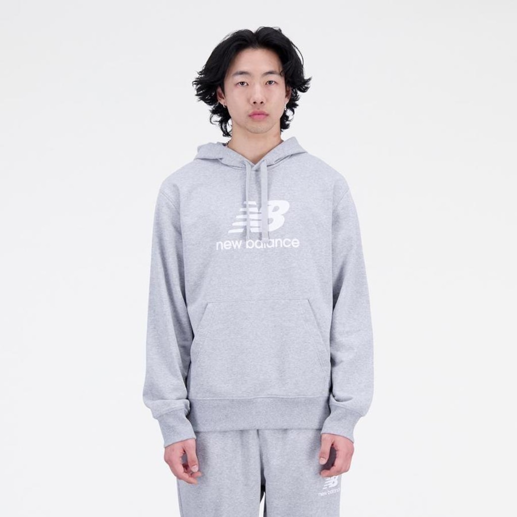 Imagem 1 do produto Blusão com Capuz New Balance Essentials Basic - Masculino