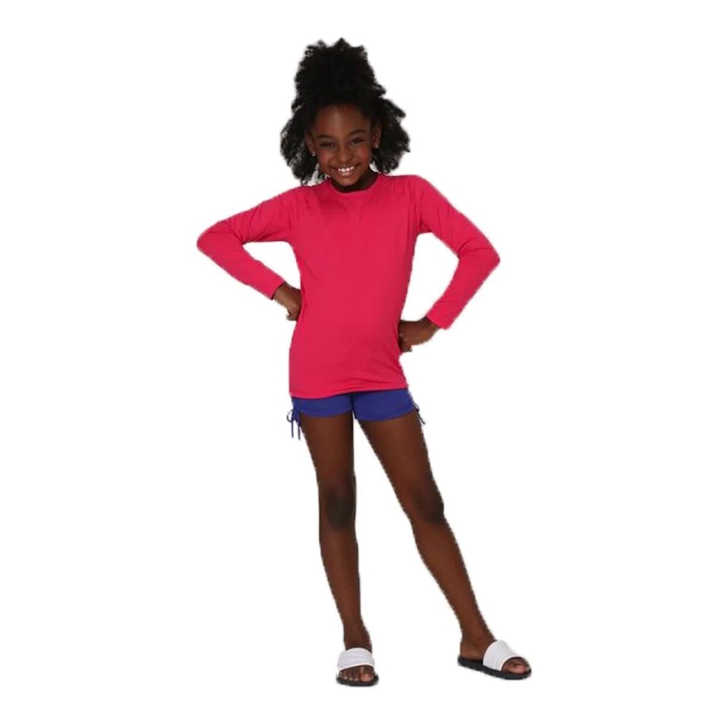 Imagem 2 do produto Camiseta Infantil Pro Uv Line Azul Marinho