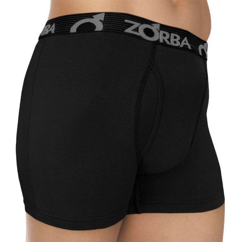 Imagem 3 do produto Kit Cuecas Zorba Boxer com Abertura - 6 Unidades - Adulto