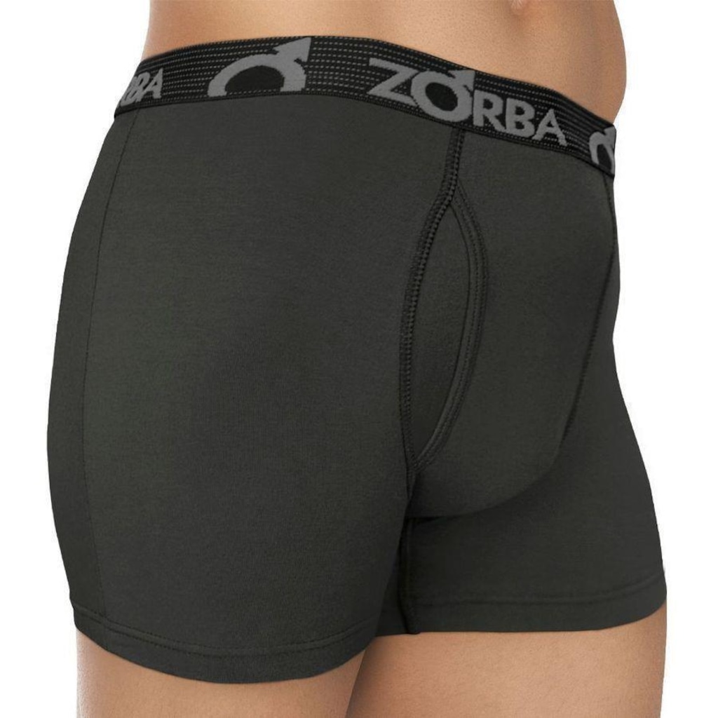 Imagem 3 do produto Kit Cuecas Zorba Boxer com Abertura - 6 Unidades - Adulto