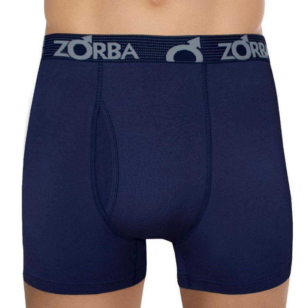 Imagem 4 do produto Kit Cuecas Zorba Boxer com Abertura - 6 Unidades - Adulto