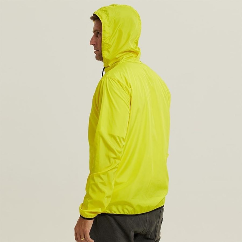 Imagem 2 do produto Jaqueta Corta Vento com Capuz Corrida Wss Run Energia - Masculina