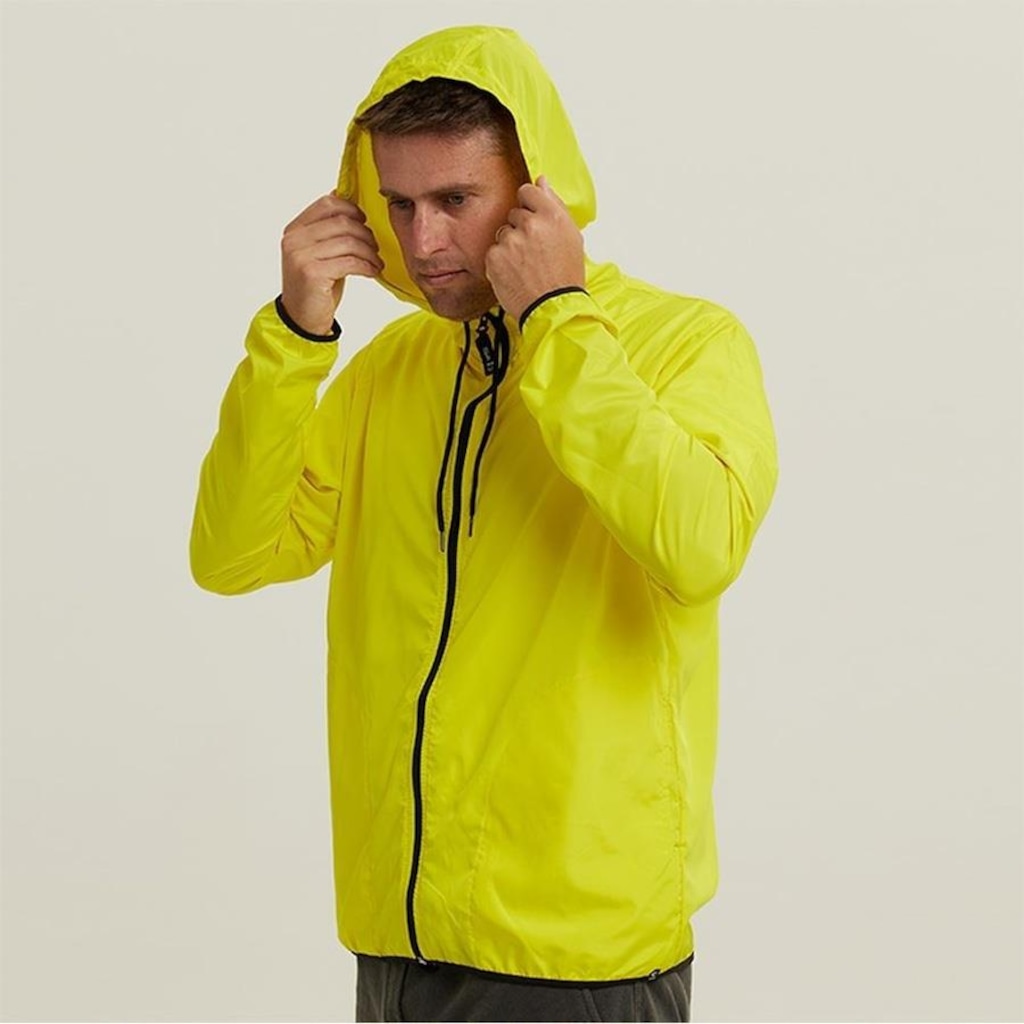 Imagem 3 do produto Jaqueta Corta Vento com Capuz Corrida Wss Run Energia - Masculina