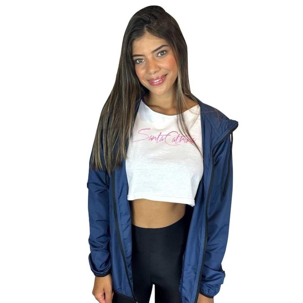 Imagem 2 do produto Jaqueta Corta Vento Wss Corrida Run Energia - Feminina