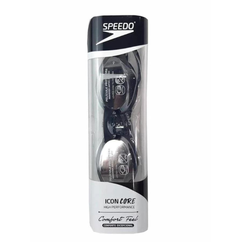 Imagem 3 do produto Óculos de Natação Speedo Icon Core Fume - Adulto