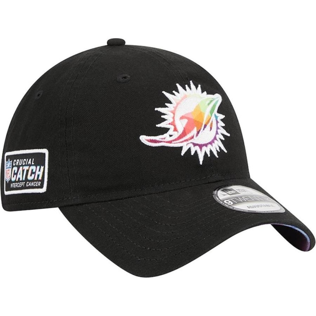 Imagem 2 do produto Boné Aba Curva New Era 920 Miami Dolphins Nfl Crucial Catch 23 - Strapback - Adulto