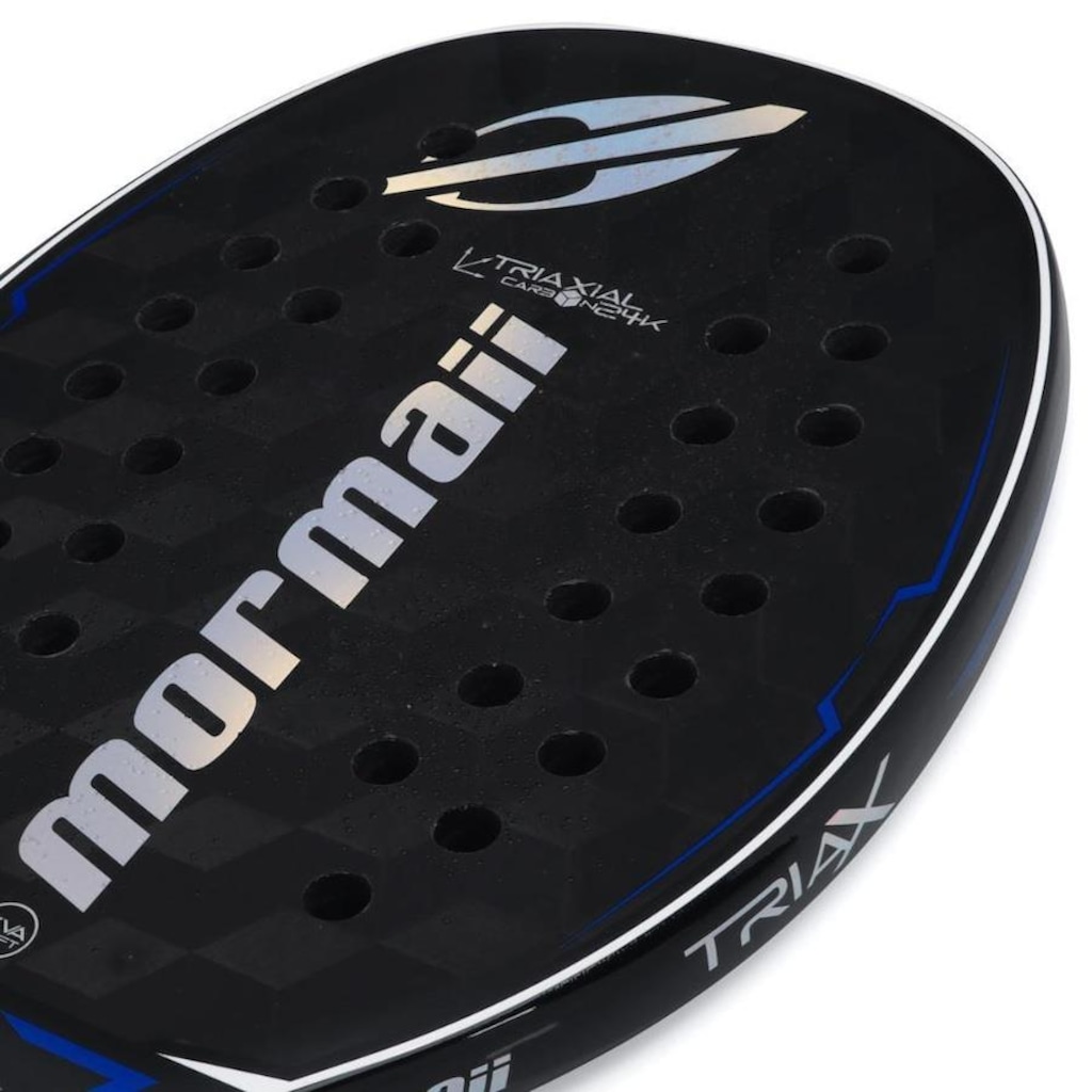 Imagem 2 do produto Raquete de Beach Tennis Mormaii Triax Concept Holeless 24K