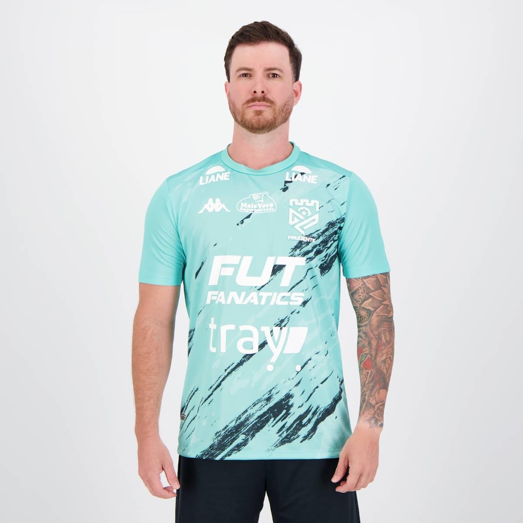 Imagem 2 do produto Camisa do Grêmio Prudente I 2024 Kappa Goleiro 1 Luiz - Masculina