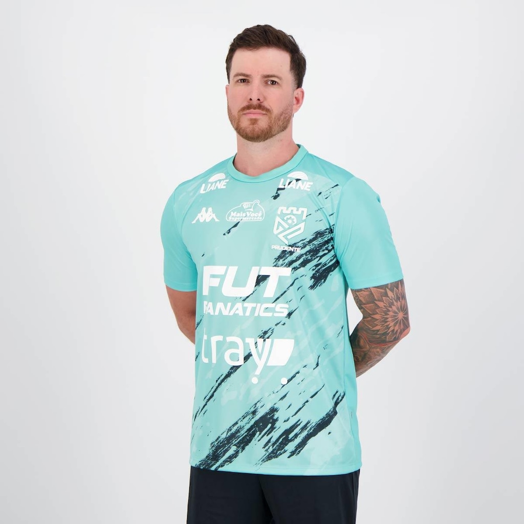 Imagem 5 do produto Camisa do Grêmio Prudente I 2024 Kappa Goleiro 1 Luiz - Masculina