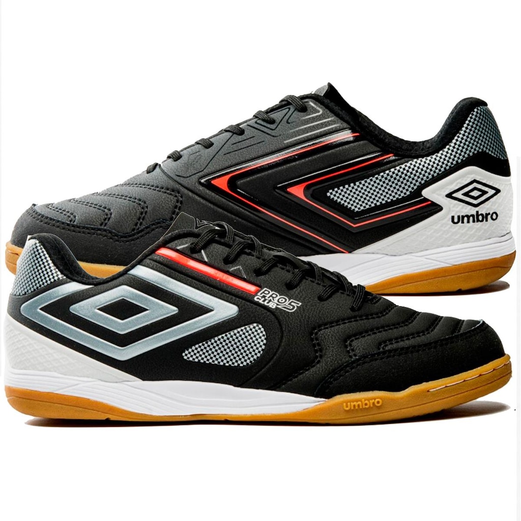 Imagem 3 do produto Kit Chuteira Futsal Umbro Pro 5 Bump Club + Meião - Adulto