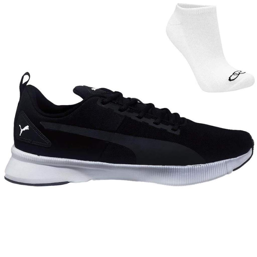 Imagem 1 do produto Kit Tênis Puma Flyer Runner Mesh Bdp + Meia - Masculino