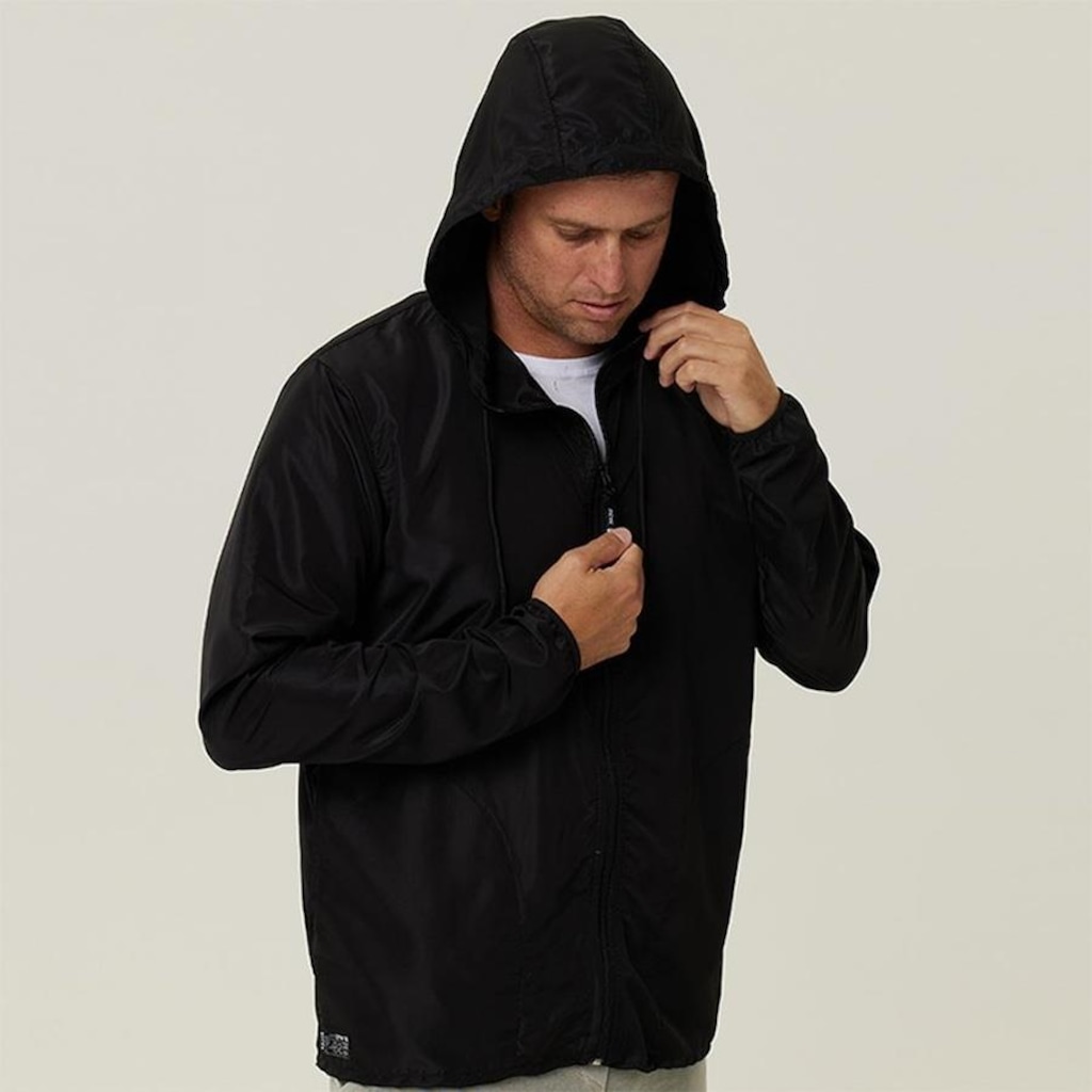 Imagem 3 do produto Jaqueta Corta Vento com Capuz WSS Brasil Impermeável Never Give Up! - Masculina