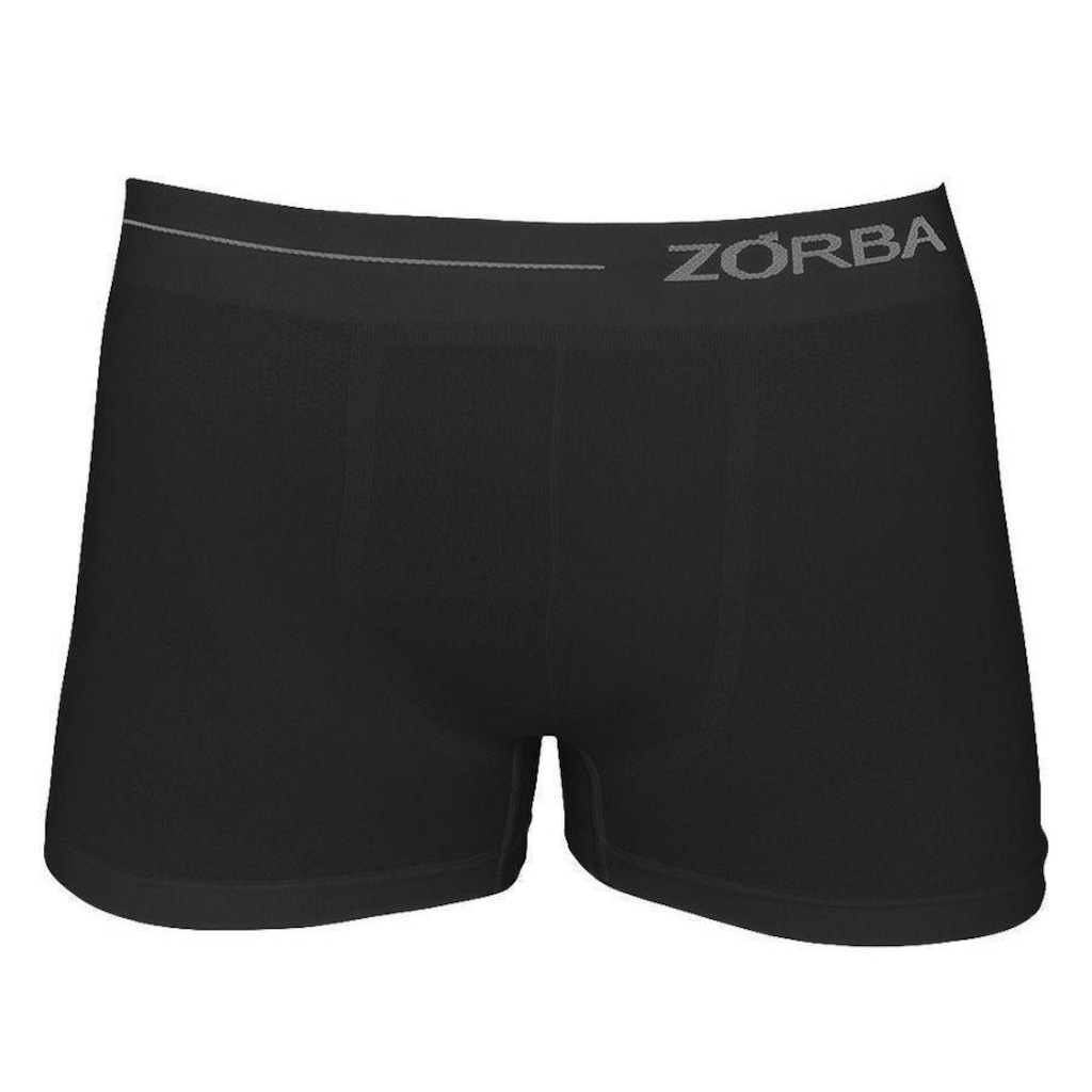 Imagem 2 do produto Kit 3 Cuecas Zorba Boxer sem Costura - Adulto