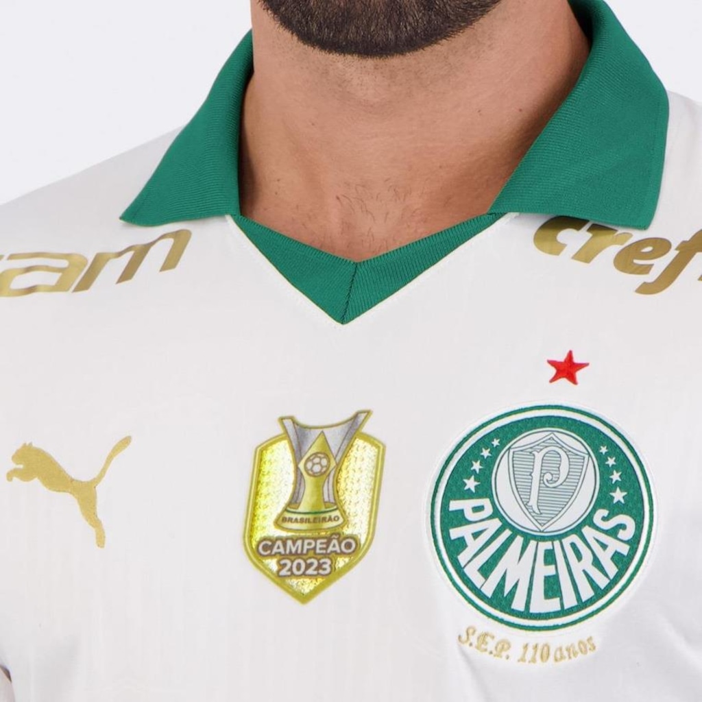 Imagem 5 do produto Camisa do Palmeiras II 2024 Puma Patch Campeão Brasileiro - Masculina