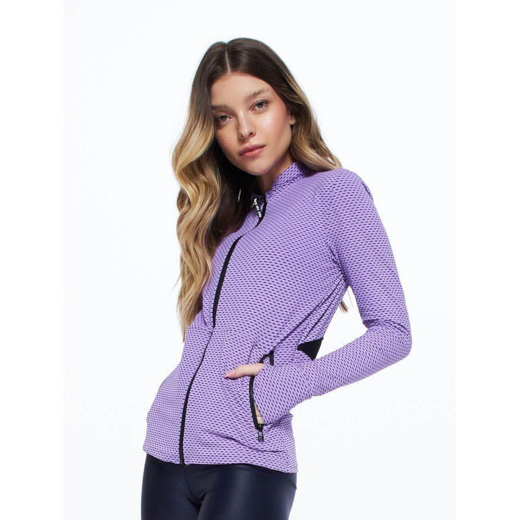 Imagem 4 do produto Jaqueta sem Capuz Bodyforsure com Recortes Essentials - Feminina