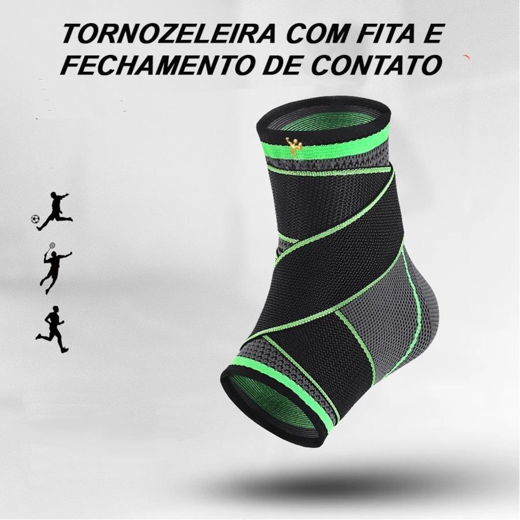 Imagem 5 do produto Tornozeleira Elástica Gold Sports com Tiras Ajustáveis