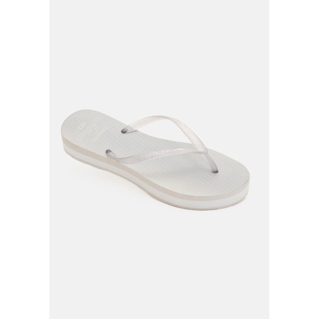 Imagem 4 do produto Chinelo Tropical Brasil Flatform Perolado Cristal com Glitter - Feminino