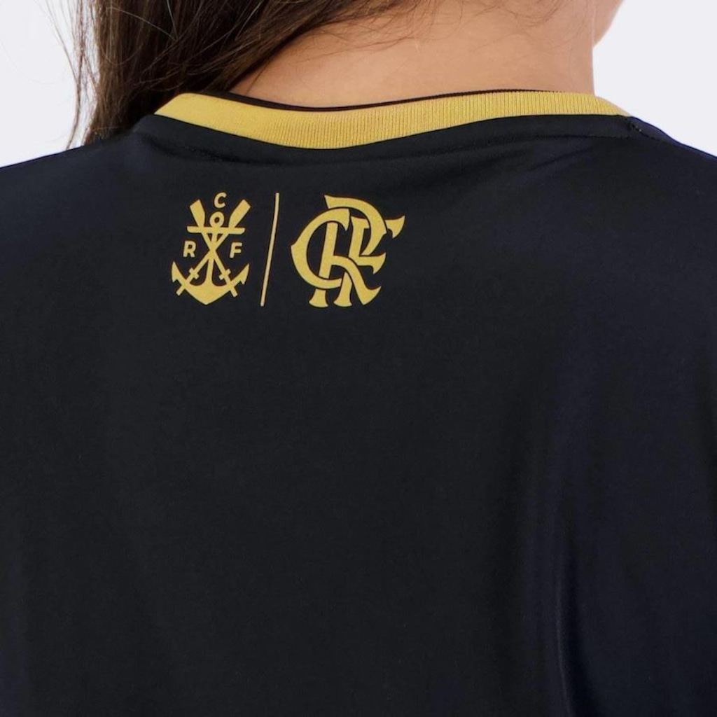 Imagem 4 do produto Camisa do Flamengo Braziline Brook Feminina Preta