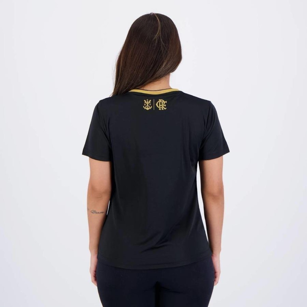 Imagem 5 do produto Camisa do Flamengo Braziline Brook Feminina Preta