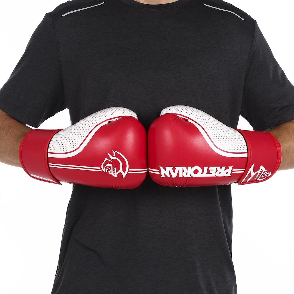 Imagem 3 do produto Kit de Luvas de Boxe e Muay Thai First Fx1 Pretorian + Bandagem + Bucal