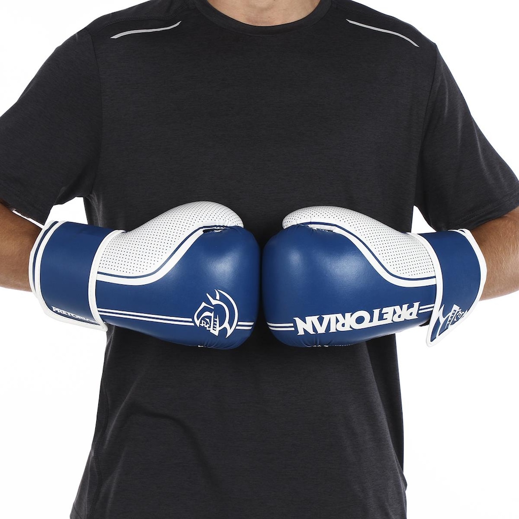 Imagem 2 do produto Kit de Luvas de Boxe e Muay Thai First Fx1 Pretorian + Bandagem + Bucal