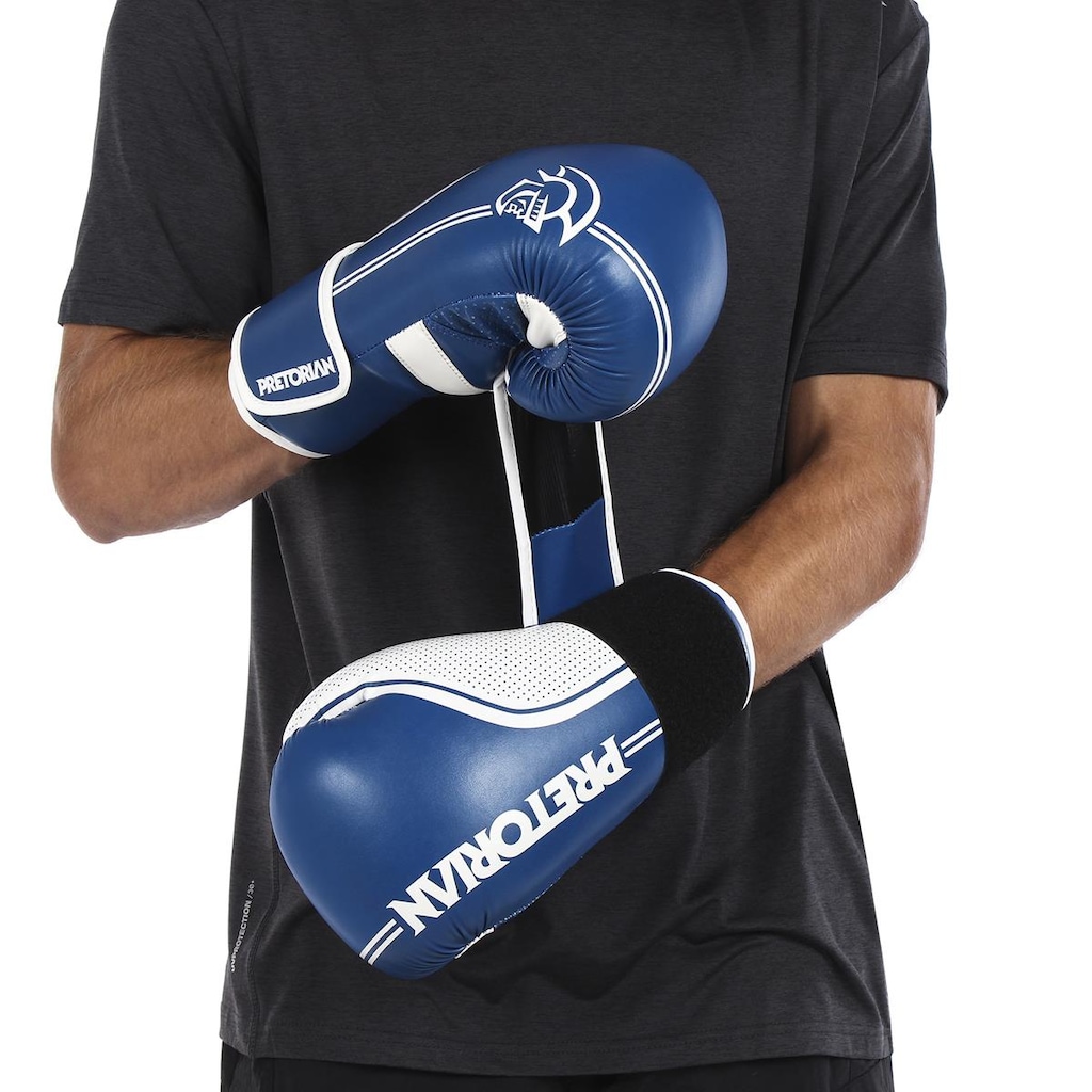 Imagem 3 do produto Kit de Luvas de Boxe e Muay Thai First Fx1 Pretorian + Bandagem + Bucal