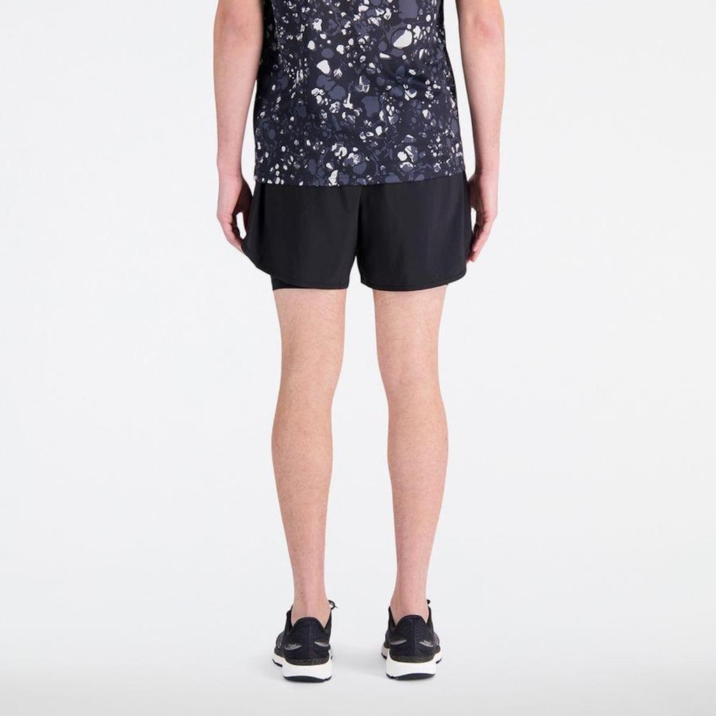 Imagem 5 do produto Short New Balance Accelerate 2 em 1 - Masculino