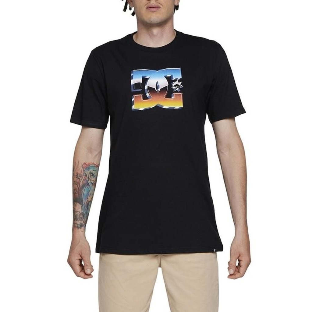 Imagem 3 do produto Camiseta Dc Shoes Chrome Star - Masculina