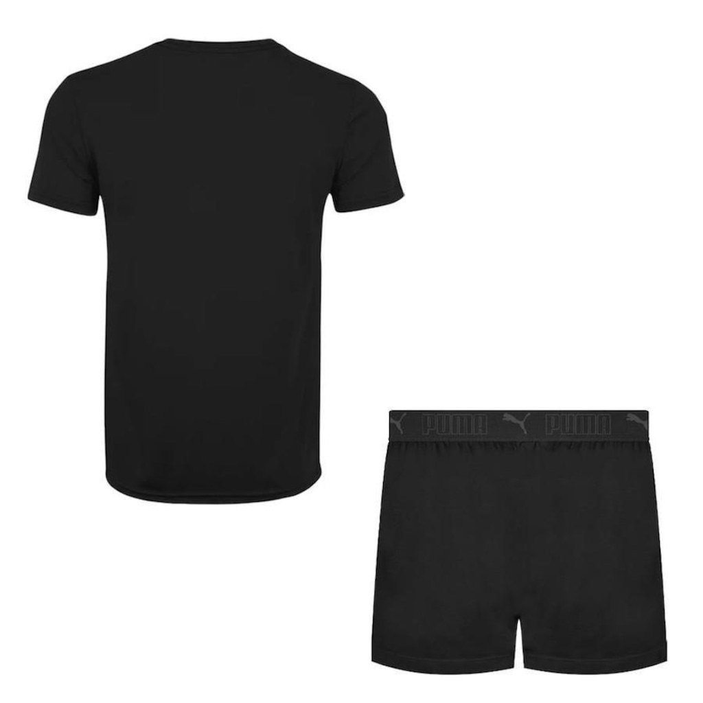 Imagem 2 do produto Conjunto Pijama Puma Camiseta + Samba Canção - Masculino
