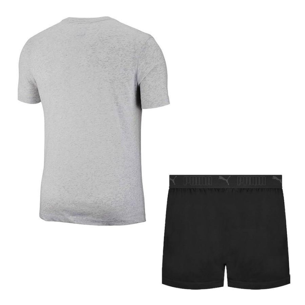 Imagem 2 do produto Conjunto Pijama Puma Camiseta + Samba Canção - Masculino