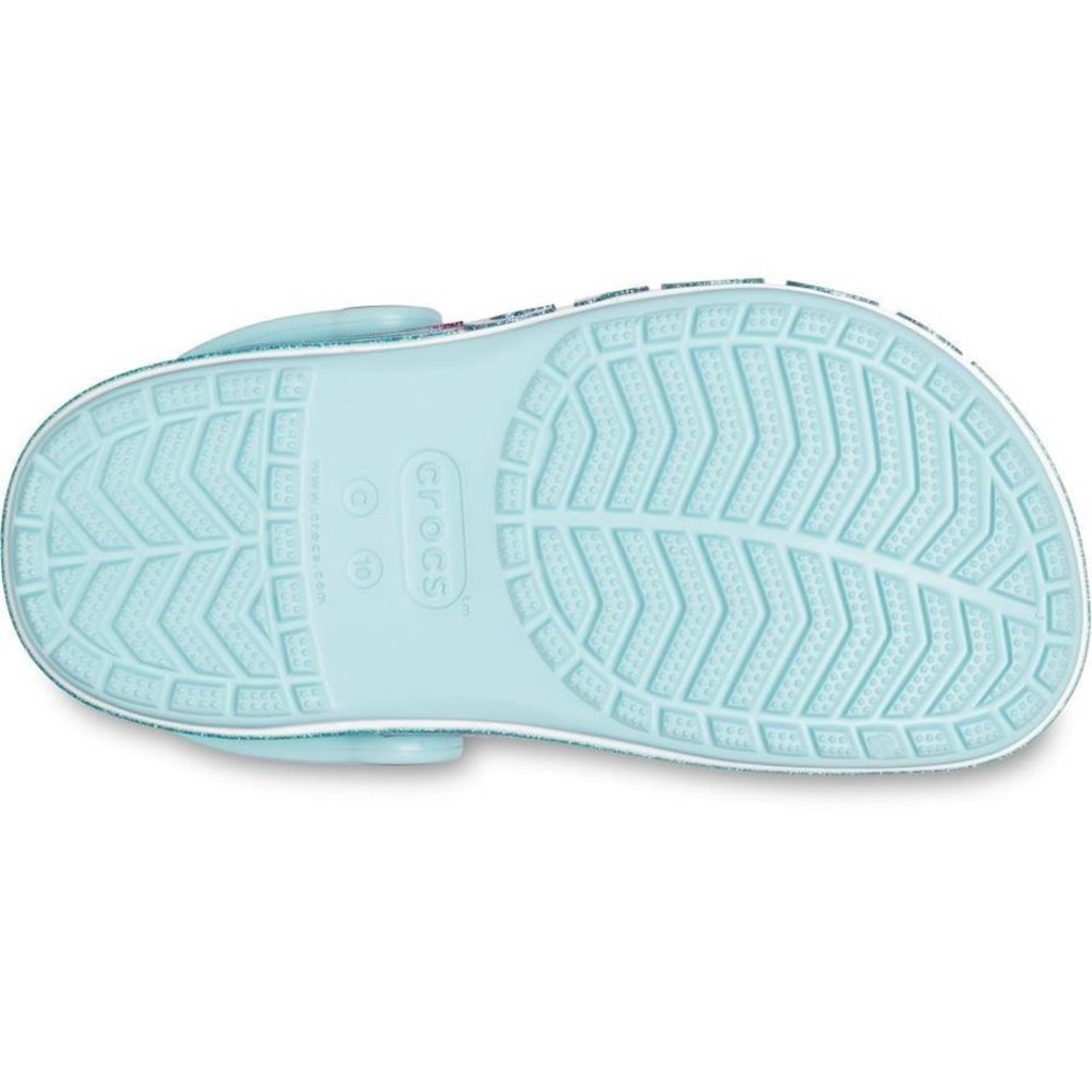 Imagem 3 do produto Sandália Crocs Classic Rainbow Glitter Clog T Pure Water - Infantil
