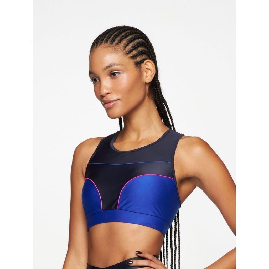 Imagem 3 do produto Top Fitness com Bojo Bodyforsure Nadador Liso Fly - Feminino