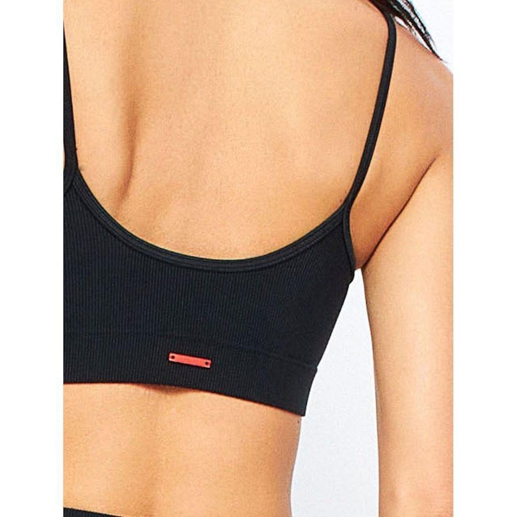 Imagem 5 do produto Top Fitness com Bojo Bodyforsure Alça Reta Textura Line - Feminino