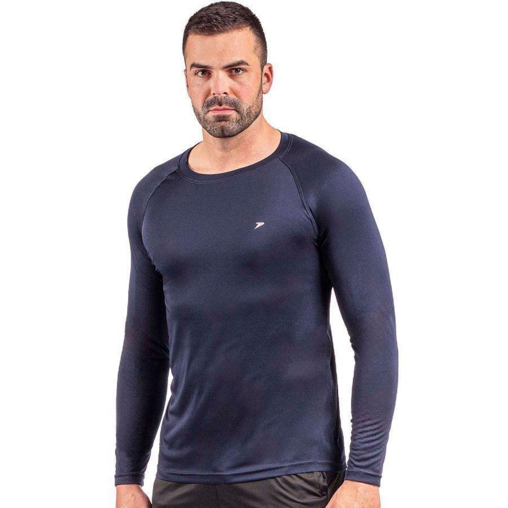 Imagem 2 do produto Camiseta Poker Manga Longa Fator de Proteção Uv 50+ - Masculina