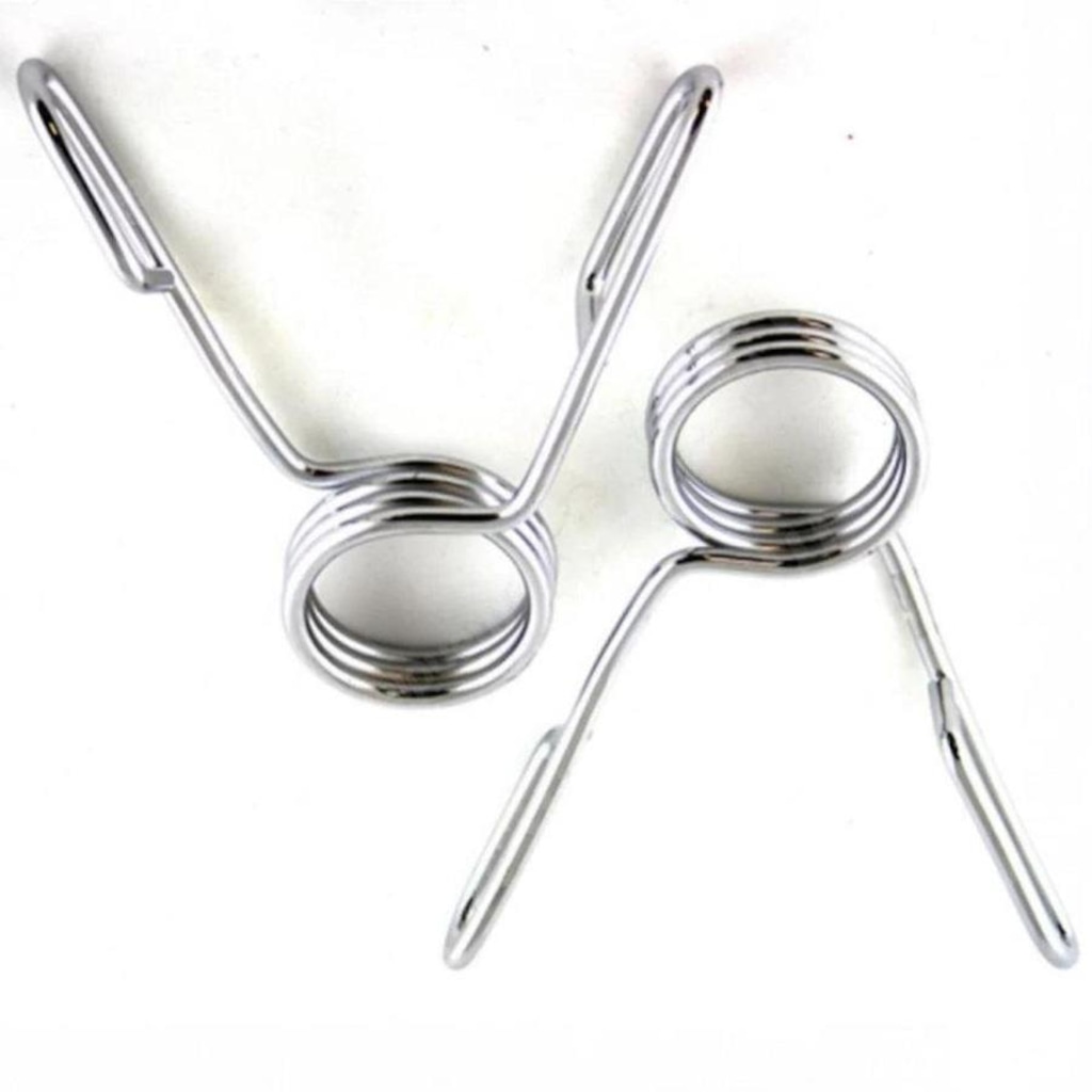 Imagem 2 do produto Kit Presilhas de Halteres Barra Olímpica Pel-04Ch Pelegrin Mola Cromada com 2 Unidades