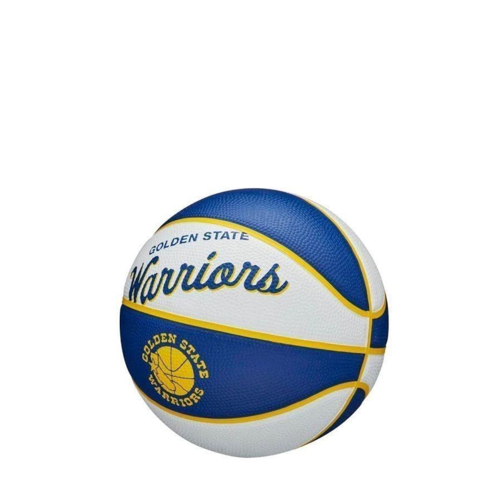 Imagem 4 do produto Mini Bola de Basquete Wilson Nba Retro Warriors